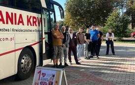 158. przystanek akcji &bdquo;Szlakiem ośmiu kropli nadziei&rdquo; 14