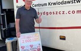 158. przystanek akcji &bdquo;Szlakiem ośmiu kropli nadziei&rdquo; 21