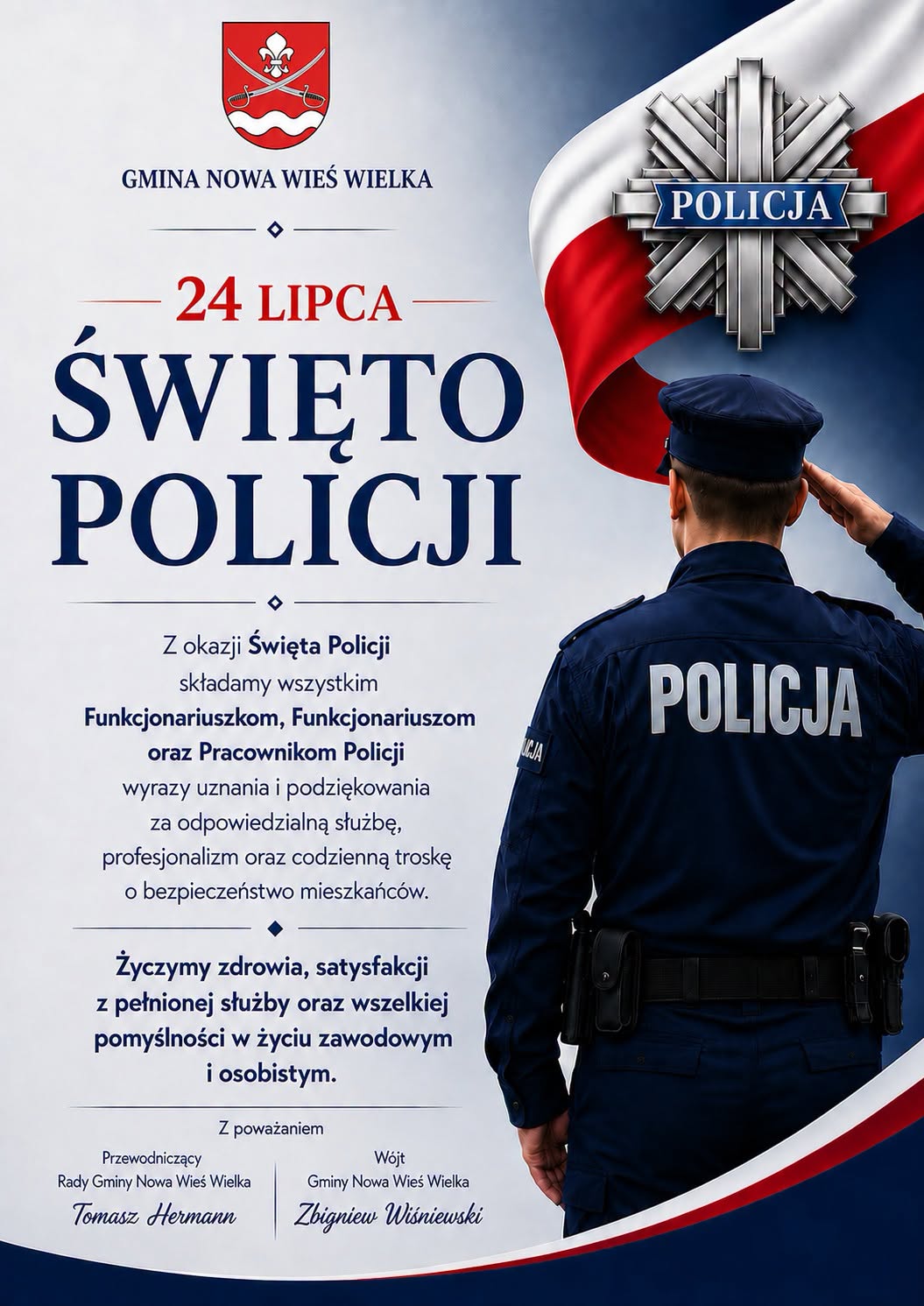 Życzenia z&nbsp;okazji Święta Policji