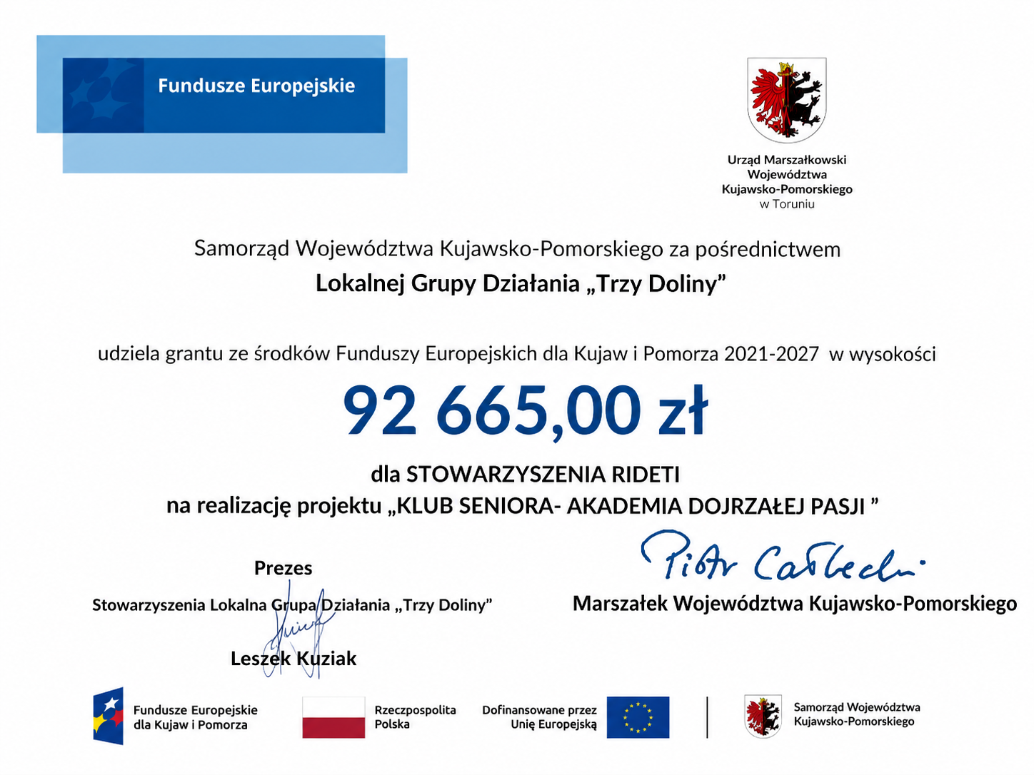 zdjęcie grant