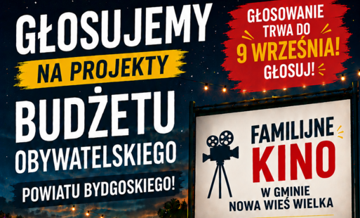 Zdjęcie do Głosowanie na projekty Budżetu Obywatelskiego Powiatu Bydgoskiego trwa!