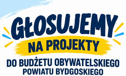 Zdjęcie do Głosowanie na projekty Budżetu Obywatelskiego Powiatu Bydgoskiego trwa!