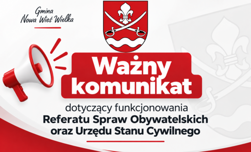 Zdjęcie do Ważny komunikat