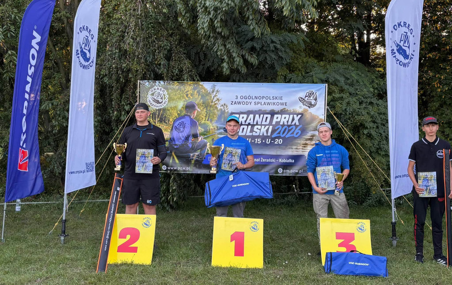 Wojtek Pachocki zdobył pierwsze miejsce w 3. Grand Prix Polski wędkarstwa