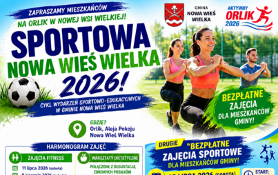 Zdjęcie do Druga sportowa sobota na Orliku w Nowej Wsi Wielkiej już 25 lipca